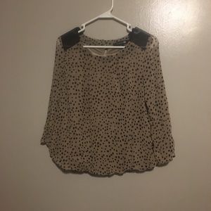 🥳NWT Forever 21 Polkadot Blouse